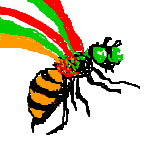 rainbowized bee